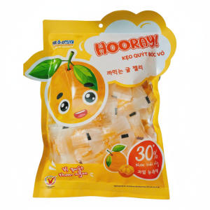 Kẹo quýt bóc vỏ Hooray!