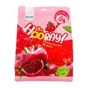 Kẹo dẻo Kombucha nhân chảy - vị Lựu